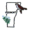 VERMONT OUTLINE & BIRD
