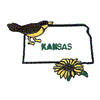 KANSAS OUTLINE & BIRD