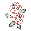 ROSES APPLIQUE