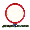 GOLF BALL & TEE #153