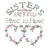 SISTERS ARE JOINED HEART TO HEART