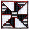 PINWHEEL QUILT SQUARE APPLIQUE