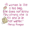 A WOMAN IS LIKE A TEA BAG