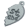 BEST FRIEND HALF HEART LOCKET