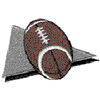 FOOTBALL W/ TRIANGLE