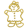 METALLIC GINGERBREAD GIRL