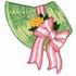Green Bonnet with Bow