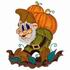 Gathering Pumpkins