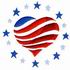Patriotic Heart & Star